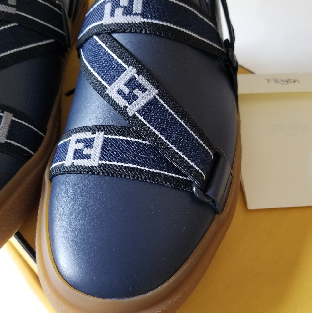 Fendi leather sneakers Brand New sz us8 eu41